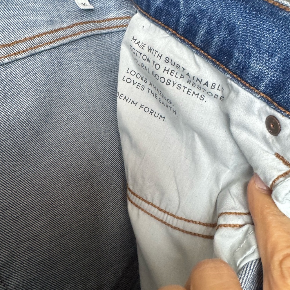 Aritzia Denim Forum The Arlo High Rise Straight 28L size 30 - Picture 7 of 9